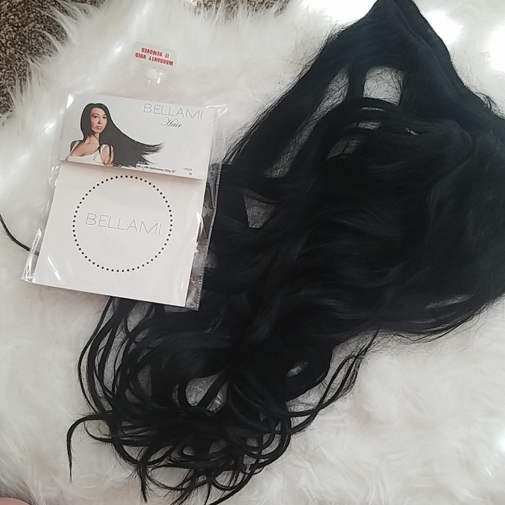 Bellami jet black hair extensions
